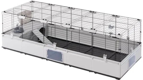 Cusca pentru iepuri si porcusori de Guineea FERPLAST Modular 4 179 x 72 x 56 cm