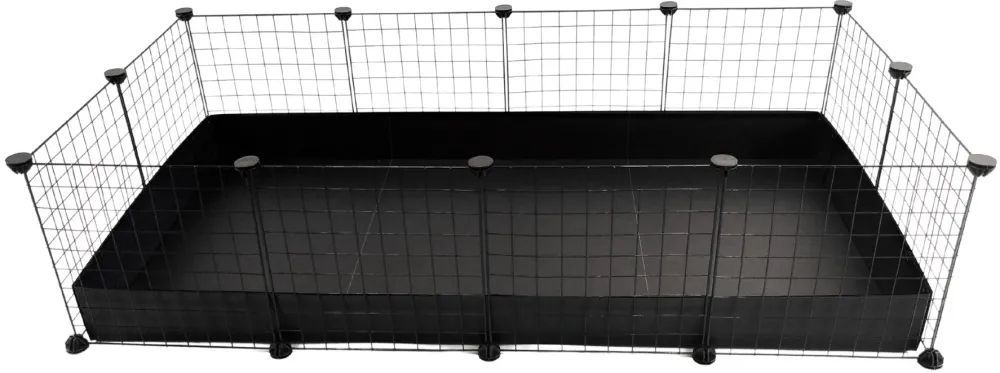 C&C Modular cage 4x2 145 x 75 cm black