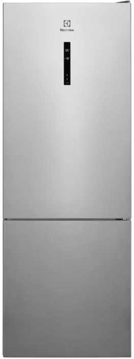 Combina frigorifica Electrolux LNT6ME46X3, 481 l, MultiFlow, Afisaj LCD, Usi reversibile, Indicator temperatura ridicata, Iluminare LED, Clasa E, H 192 cm, Inox antiamprenta