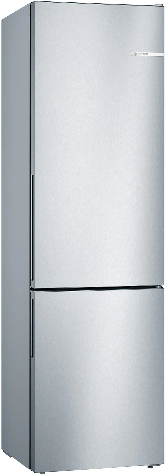 Combina frigorifica Bosch KGV39VLEAS, 343 l, Low Frost, Control electronic, Raft sticle, VitaFresh, Clasa E, H 201 cm, Argintiu