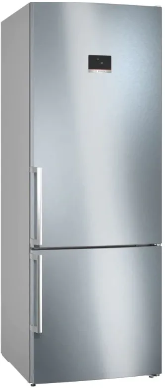 Combina frigorifica Bosch KGN56XIDR, 508 l, NoFrost, PerfectFit, Raft sticle, Iluminare LED, VitaFresh, Clasa D, H 193 cm, Inox AntiAmprenta