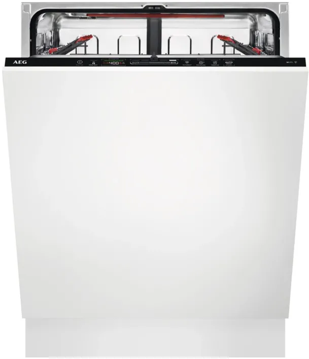 Masina de spalat vase incorporabila AEG FSE74608P, 13 seturi, 7 programe, AirDry, QuickSelect, WiFi, Afisaj digital, Clasa C, Motor inverter, 60 cm