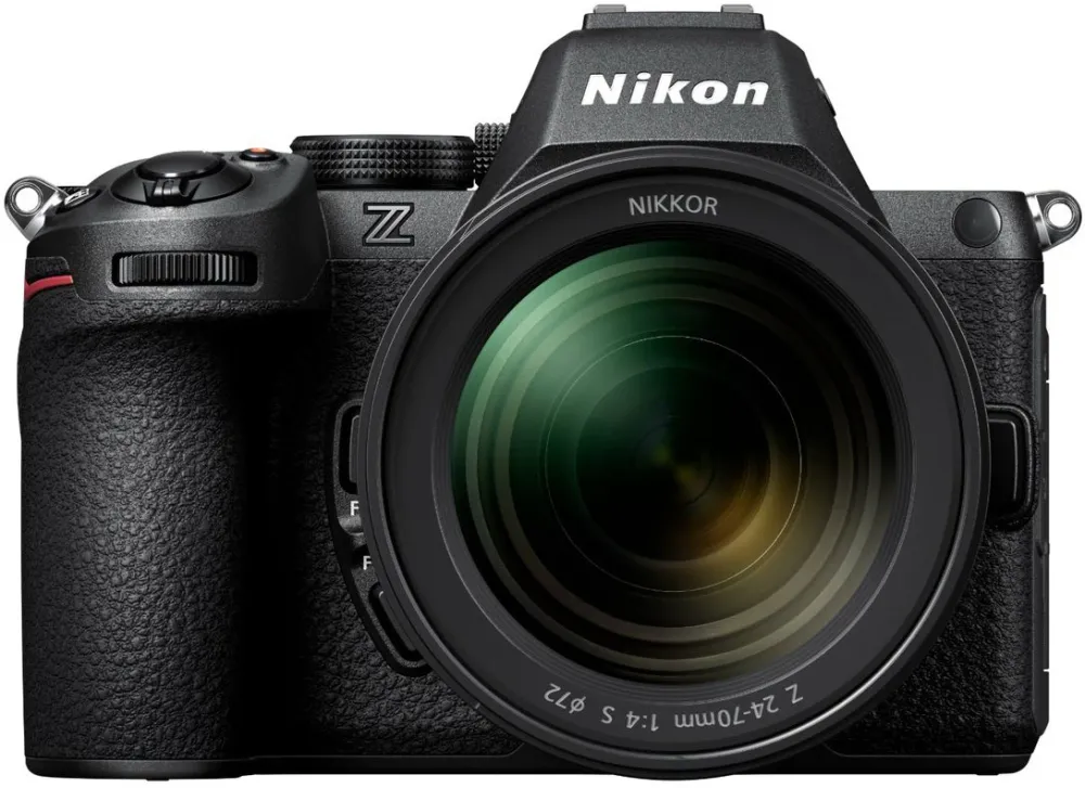 Aparat foto Mirrorless Nikon Z5 II, Full-Frame, Senzor FX IBIS 24.5 MP, 4K, Wi-Fi + Obiectiv 24-70mm f/4 S, Negru