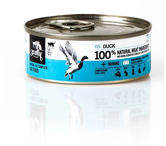 3COTY Duck - wet cat food - 80g