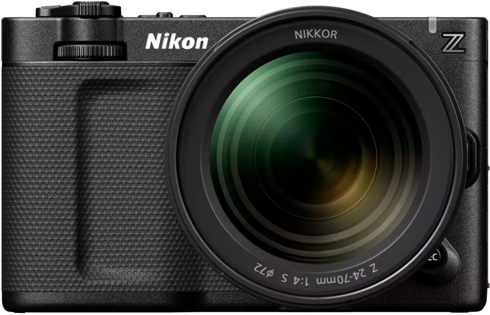 Aparat Foto Mirrorless Cinematografic Nikon ZR Body, 24.5MP, 6K, Codec R3D NE de la RED, Wi-Fi + Obiectiv 24-70mm f/4 S, Negru