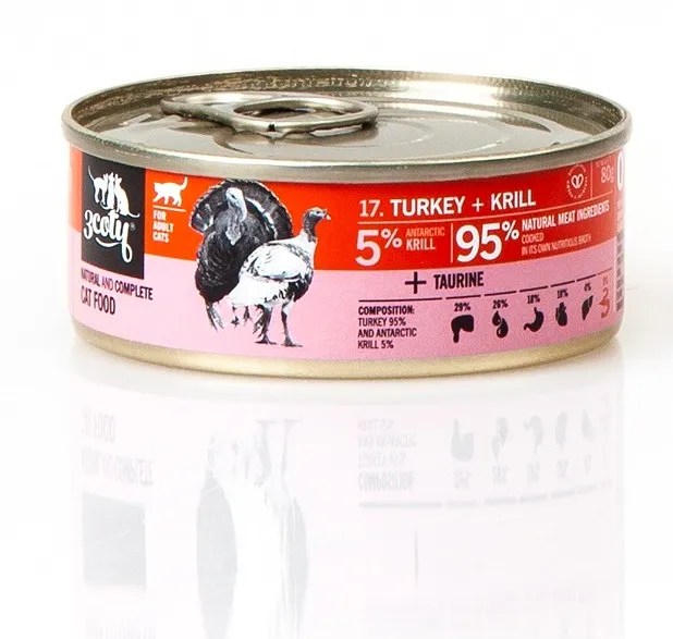 3COTY Turkey with krill - wet cat food - 80g