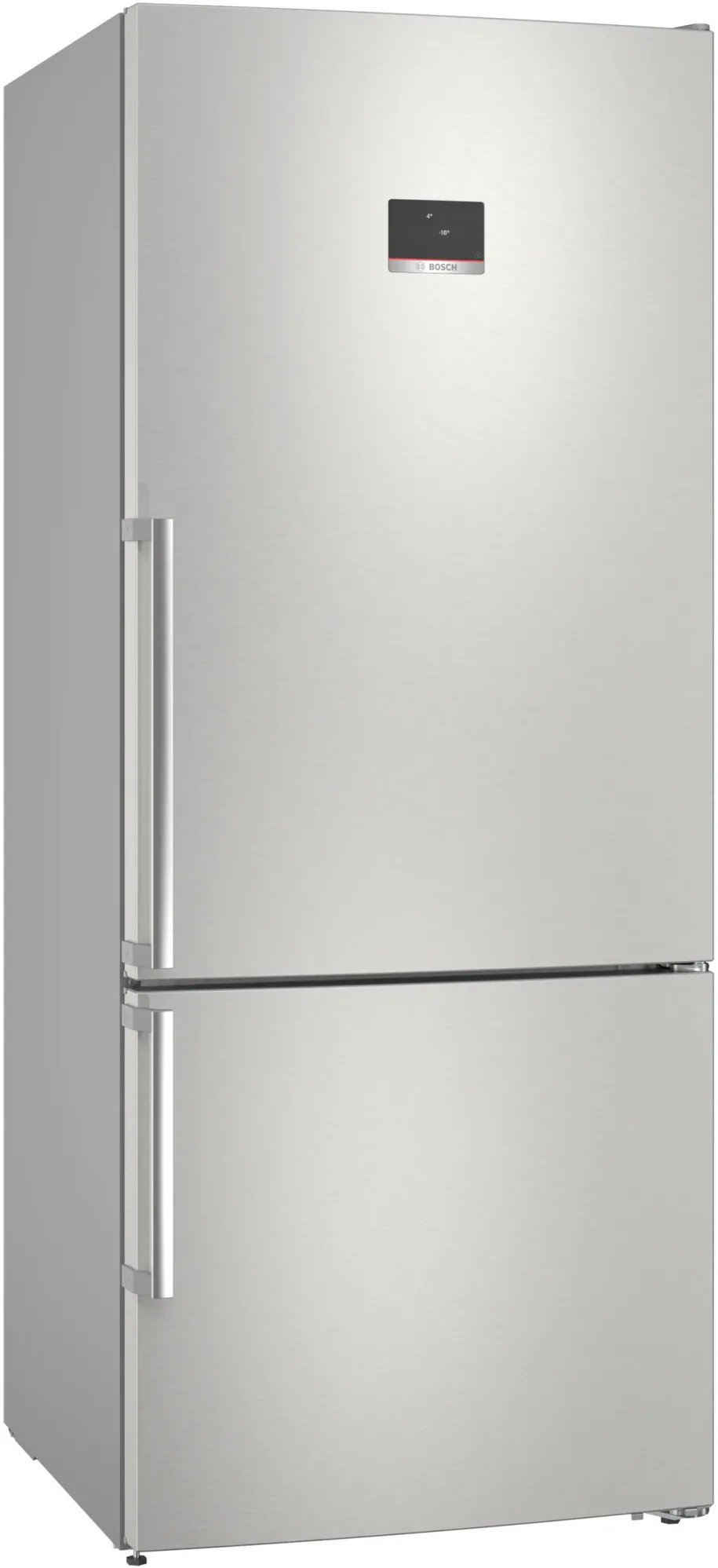 Combina frigorifica Bosch KGN76XIEP, 526 L, No Frost, Display TouchControl, Super Cooling, H 186 cm, Clasa E, Inox