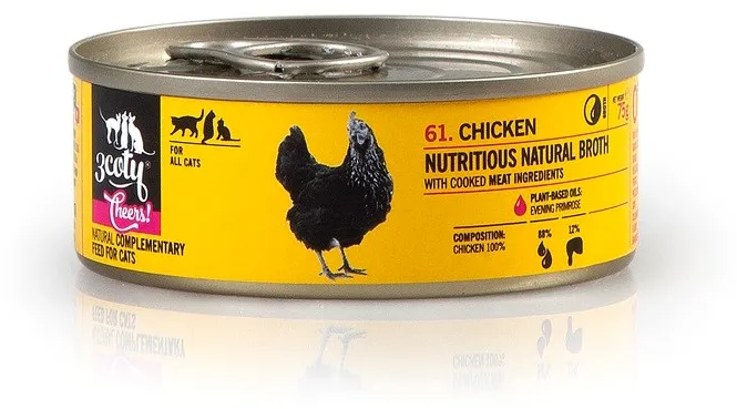 3COTY Chicken Cheers! - wet cat food - 75g