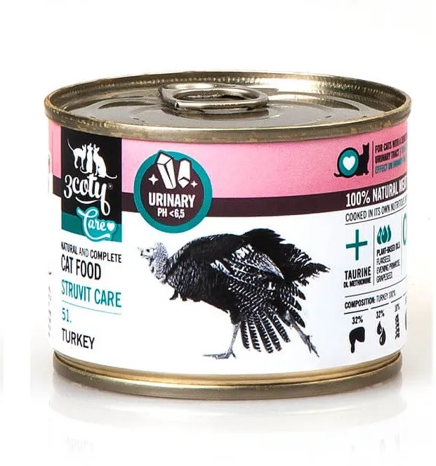 3COTY 51. Turkey Struvite Care - wet cat food - 180g