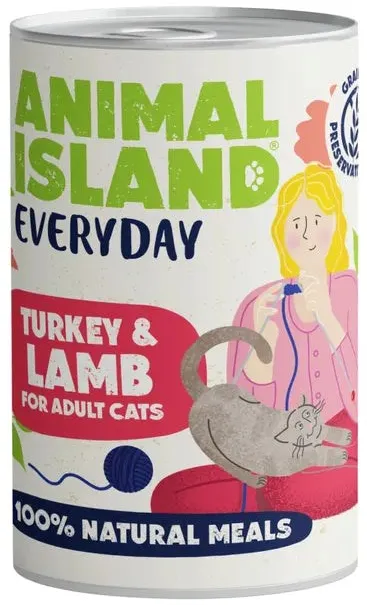 ANIMAL ISLAND Everyday Turkey and lamb - wet cat food - 400g