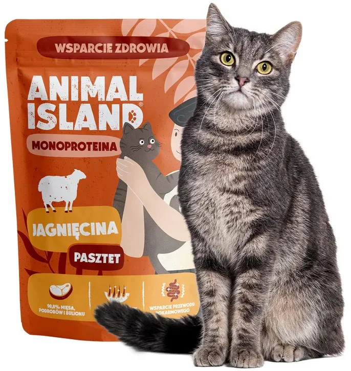 ANIMAL ISLAND Mono Lamb - wet cat food - 100g