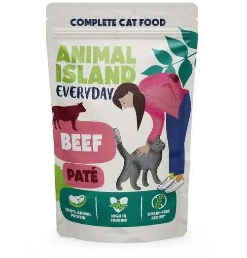 ANIMAL ISLAND Everyday Beef pate - wet cat food - 85g