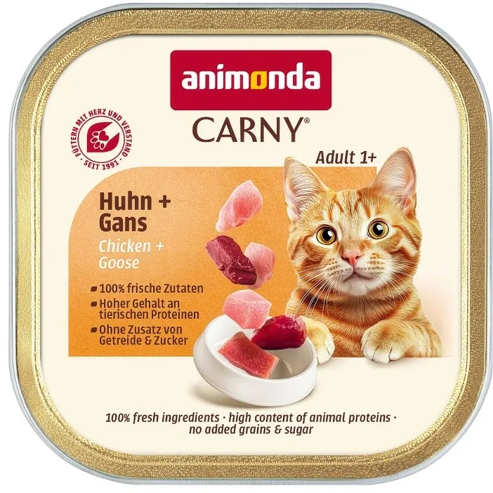 ANIMONDA Carny Adult Chicken and goose - wet cat food - 85g