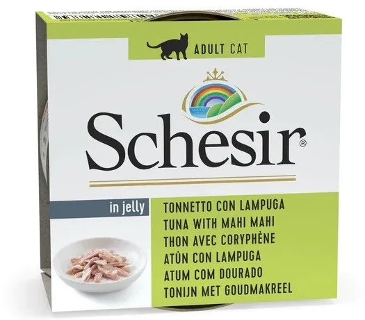 SCHESIR in jelly Tuna with mahi mahi - wet cat food - 85 g