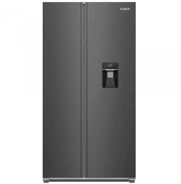 Side by Side Samus SSBX-559NFDE, FULL NO-FROST, FULL NO-FROST, Sistem Dual-Inverter, 472 l, Clasa E