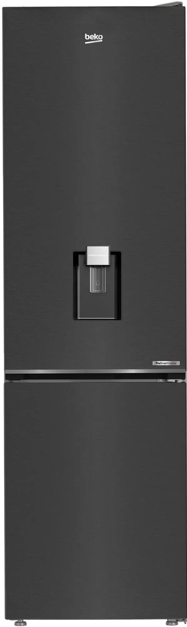 Combina frigorifica Beko B5RCNA405HDXBR1, 355 l, No Frost, HarvestFresh, AeroFlow, Clasa D, H 203.5 cm, Dark Inox