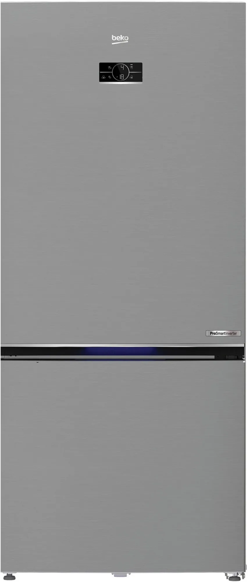 Combina frigorifica Beko B5RCNE615ZXP, 615 l, No Frost AeroFlow, Clasa D, HarvestFresh, MaxStore, BioCycle, Dairy, H 193,5 cm, Inox