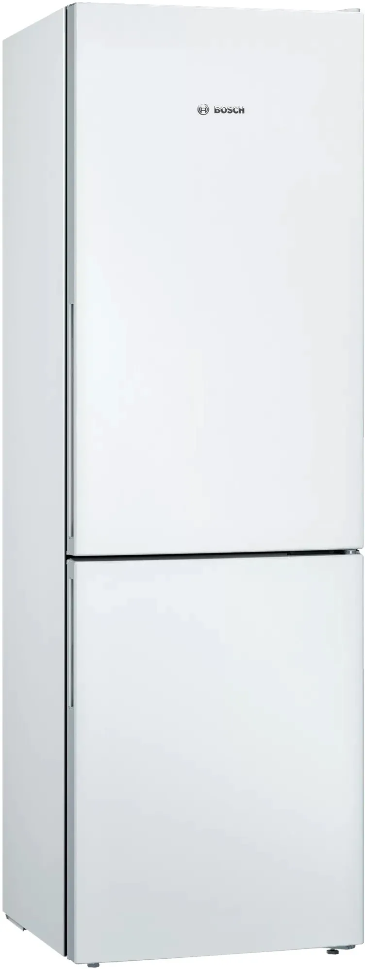 Combina frigorifica Bosch KGV362WEAS, 308 l, Clasa E, LowFrost, Iluminare LED, H 186 cm, Alb