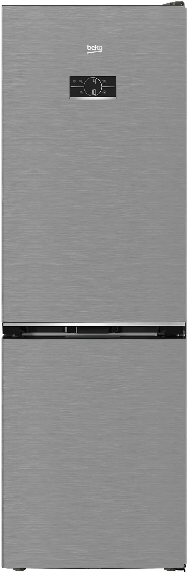 Combina frigorifica BEKO B5RCNA376HXB1,370L, H, 186,5, clasa energetica C, Compresor ProSmart Inverter, Home Whiz conectivitate Wi-Fi, Inox
