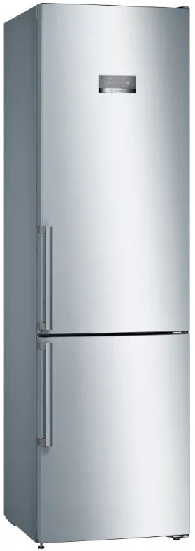 Combina frigorifica Bosch KGN397LEQ, 368 l, NoFrost, Clasa E, H 203 cm, Inox AntiAmprenta