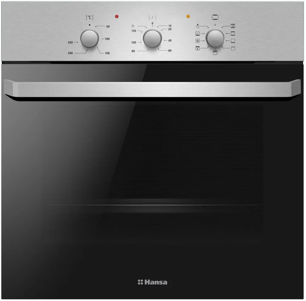 Cuptor incorporabil Hansa BOEI681621, 62 l, 8 Functii, Grill, Clasa A, Inox