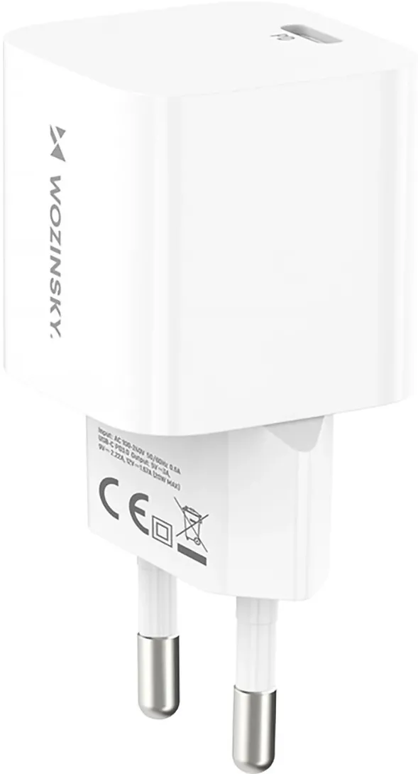 Incarcator telefon Wozinsky CMWCS USB-C PD 20W alb