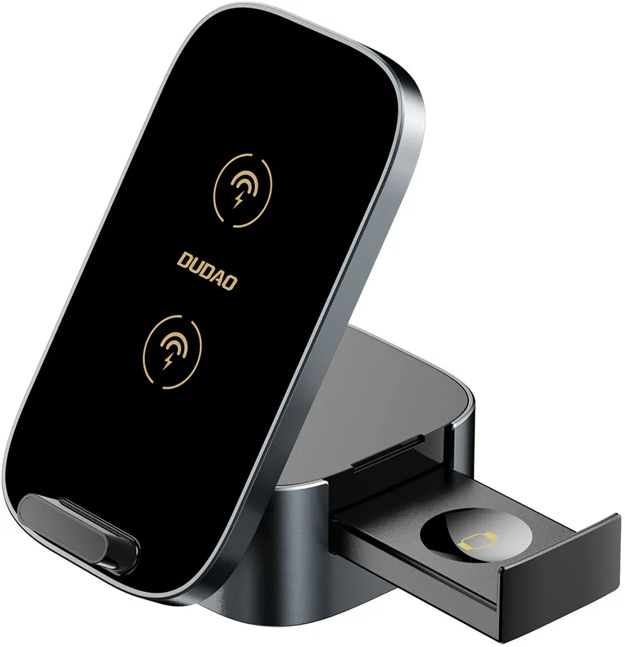 Incarcator wireless Dudao A11Pro+ 3 in 1 15W negru