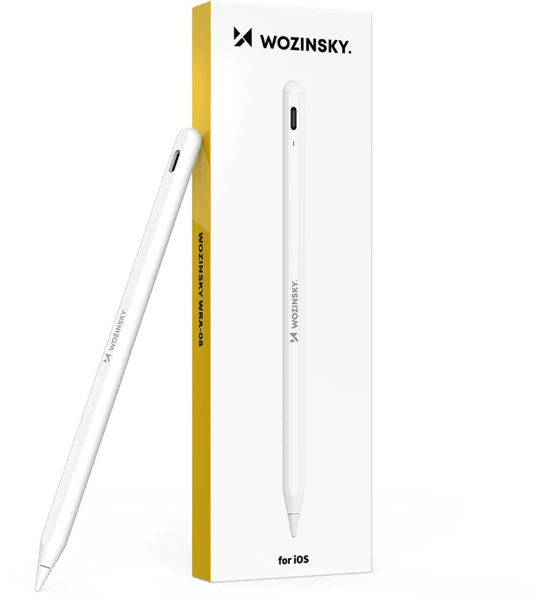 Wozinsky WRA-08 Stylus for iPad USB-C Fast Charging - White