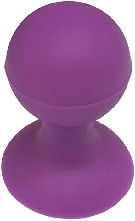 Phone holder with a round head - purple