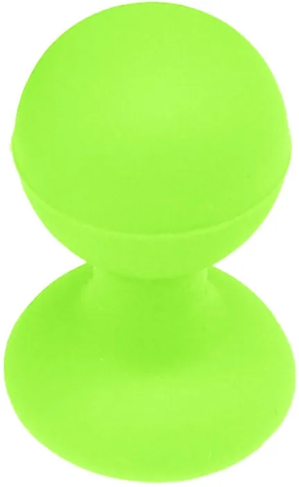 Phone holder with a round head - green