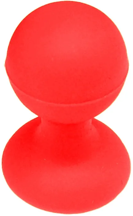 Phone holder with a round head - red