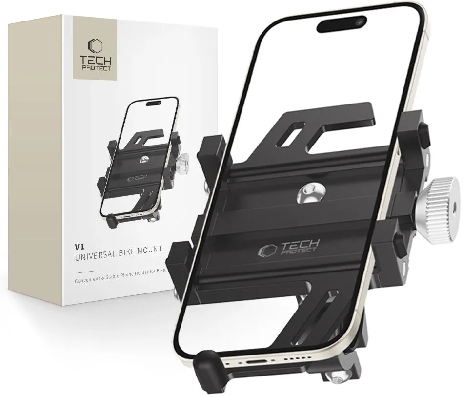 Tech-Protect V1 Universal Bike Phone Holder - Black