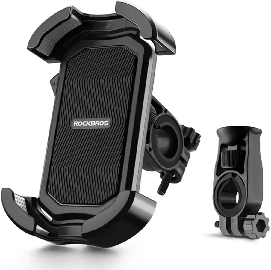 Rockbros 25210032001 Bike Phone Holder for Handlebars - Black