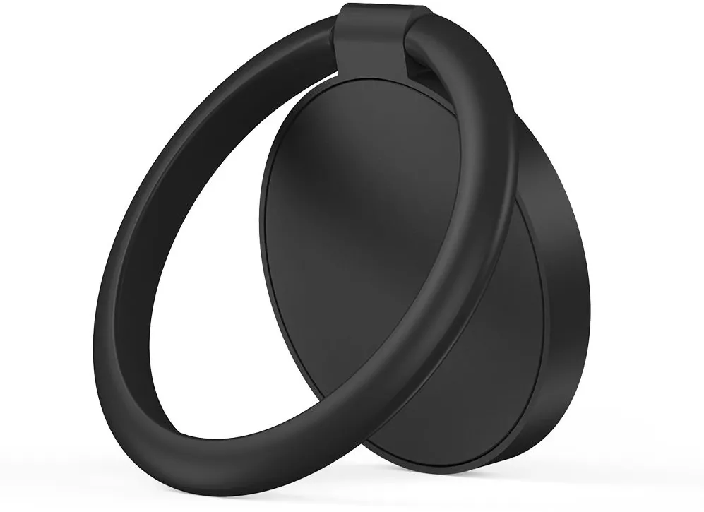Tech-Protect Magnetic Phone Ring Holder / Ring with Stand Function - Black