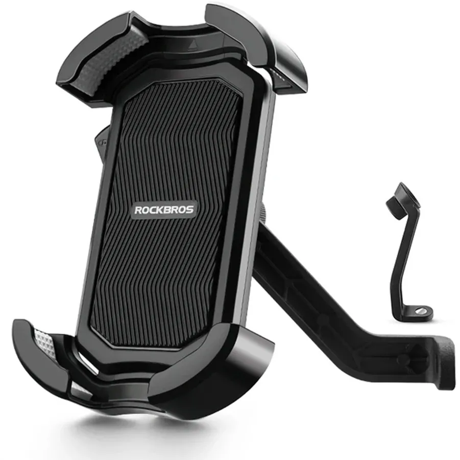 Rockbros 25210032005 Motorcycle Phone Holder for Mirror - Black