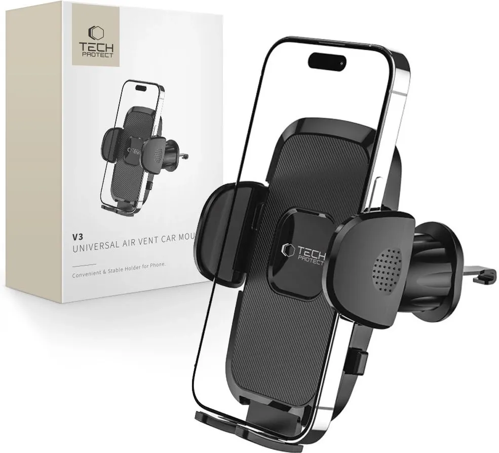 Tech-Protect V3 Car Phone Holder for Air Vent - Black