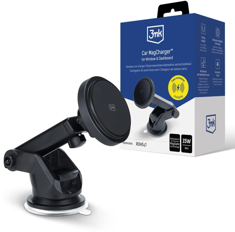 3mk Car MagCharger car holder for windshield and dashboard