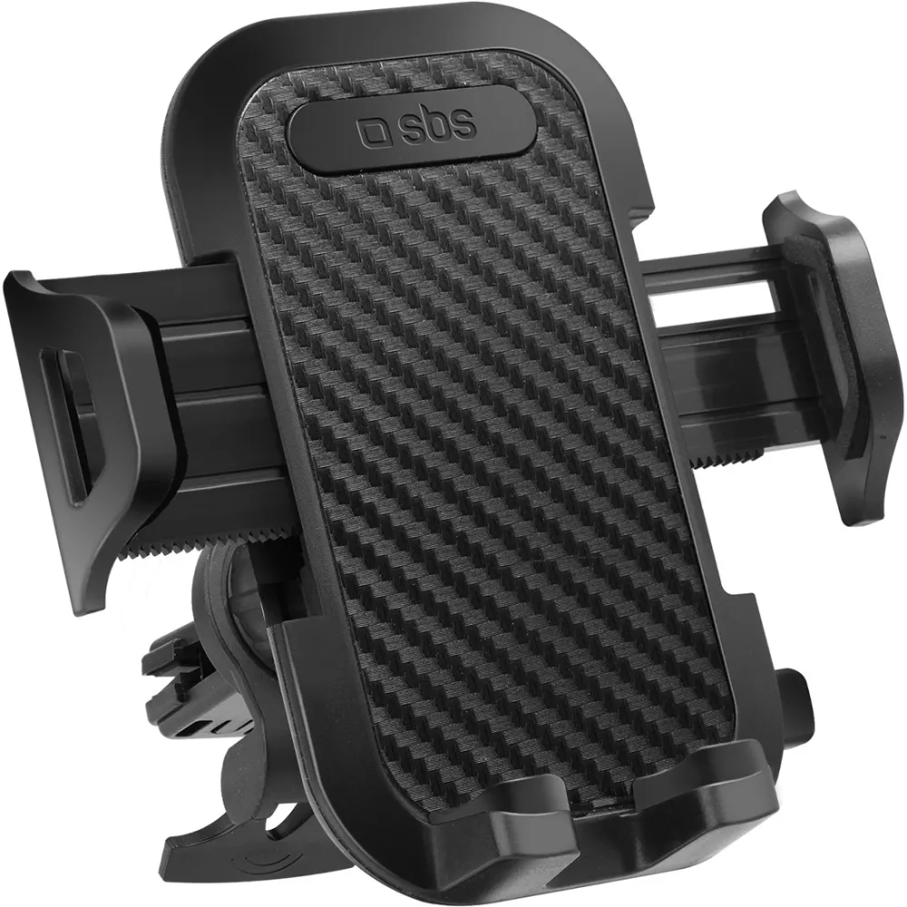 SBS TEHWSUPCLIPSTG smartphone holder for air vent, with reinforced jaws - black