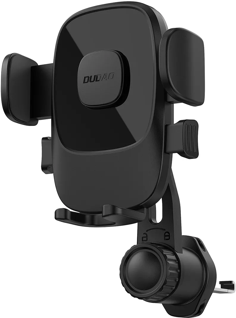 Dudao F2N smartphone holder for 360° air vent - black