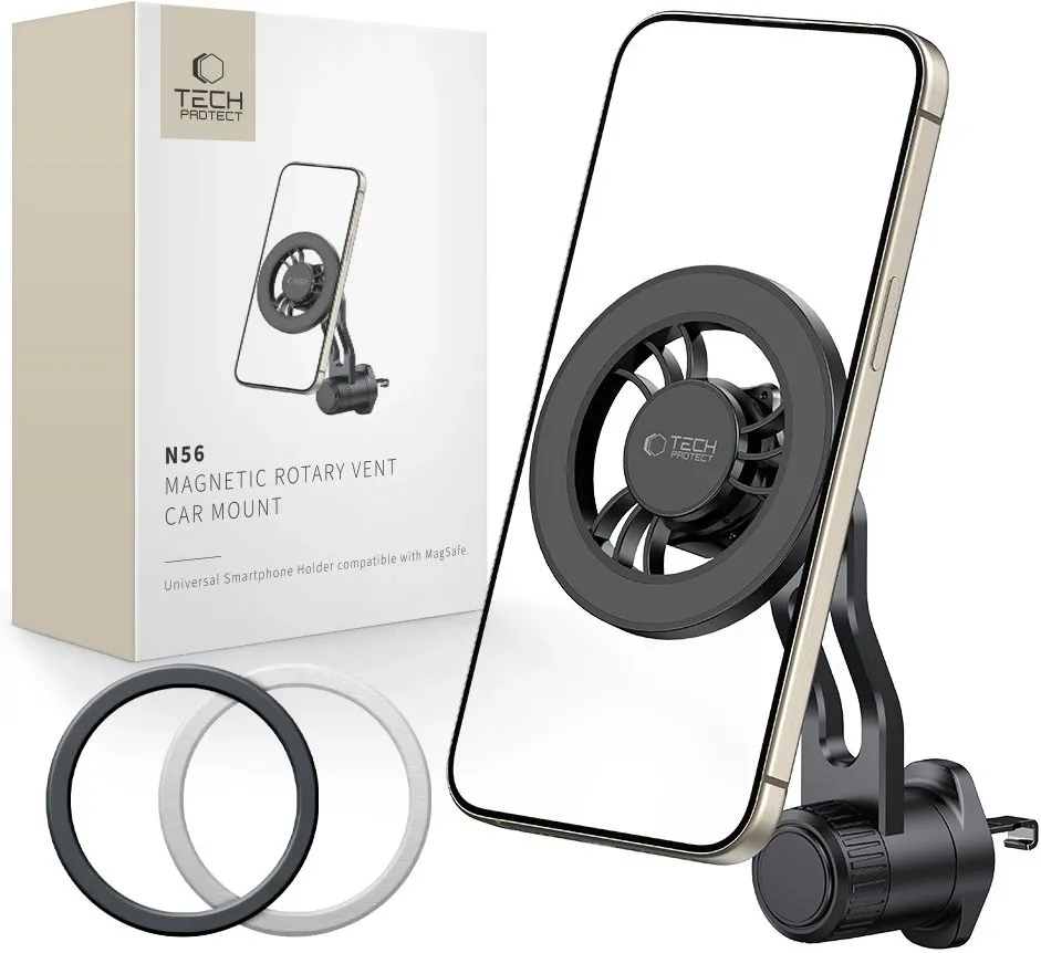 Tech-Protect N56 MagSafe Car Air Vent Mount - Black