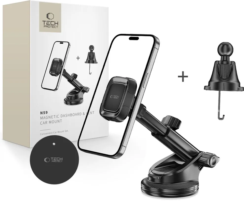 Tech-Protect N59 Magnetic Holder - Black