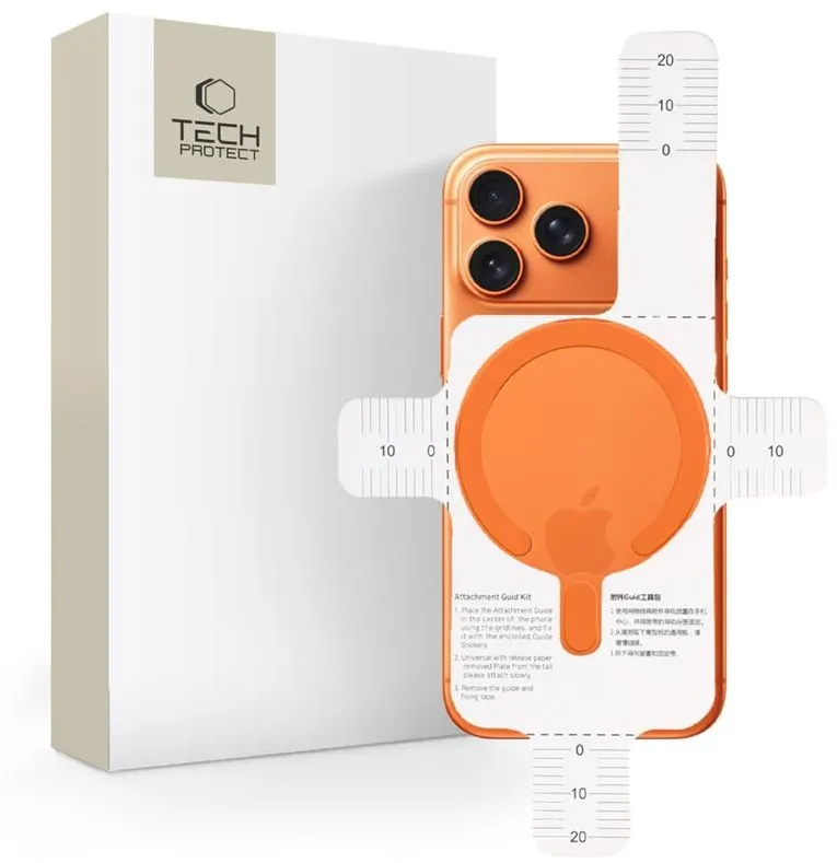 MagSafe Tech-Protect MMP-200 Magnetic Ring for Phone - Orange