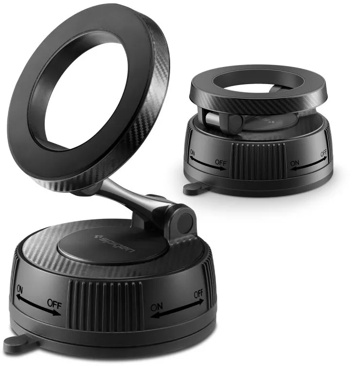Spigen MFT36 MagSafe Car Holder for Dashboard/Windshield - Black