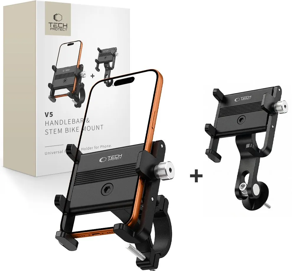 Tech-Protect V5 Handlebar Mount - Black