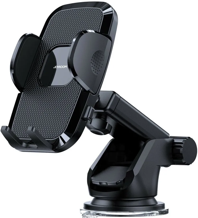 Joyroom car phone holder with telescopic extendable arm for dashboard and windshield black (JR-ZS259)
