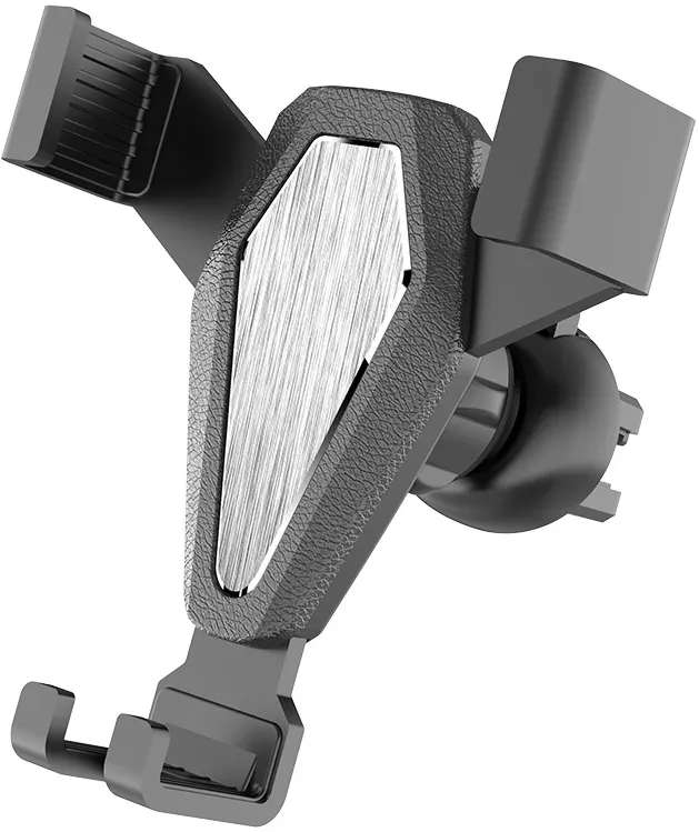 Gravity smartphone car holder, silver (YC07)