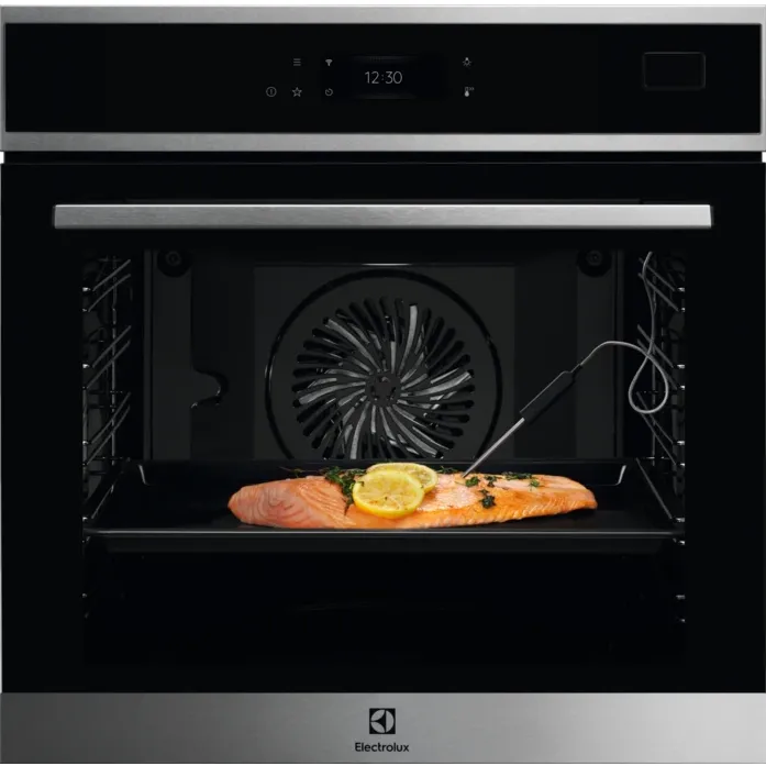 Cuptor incorporabil Electrolux EOB8S39WX, Electric, 70 l, Autocuratare abur, SteamBoost, Control touch, Conectivitate WiFi, Grill, Timer electronic, Clasa A++, Inox