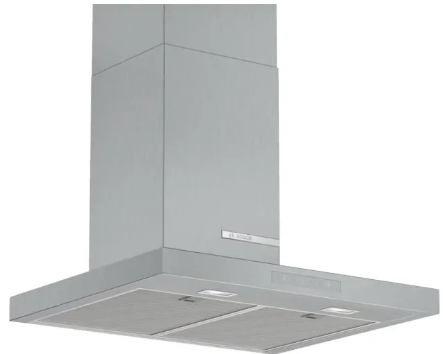 Hota incorporabila decorativa Bosch DWB67CM50, Putere de absorbtie 671 mc/h, Control TouchSelect, EcoSilence Drive, Iluminare LED, Clasa A, 60 cm, Inox