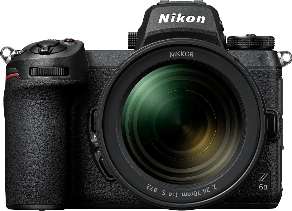 Aparat foto Mirrorless Nikon Z6 II, Full-Frame, 24.5 MP, 4K, Wi-Fi, Negru + Obiectiv 24-70mm f/4 S