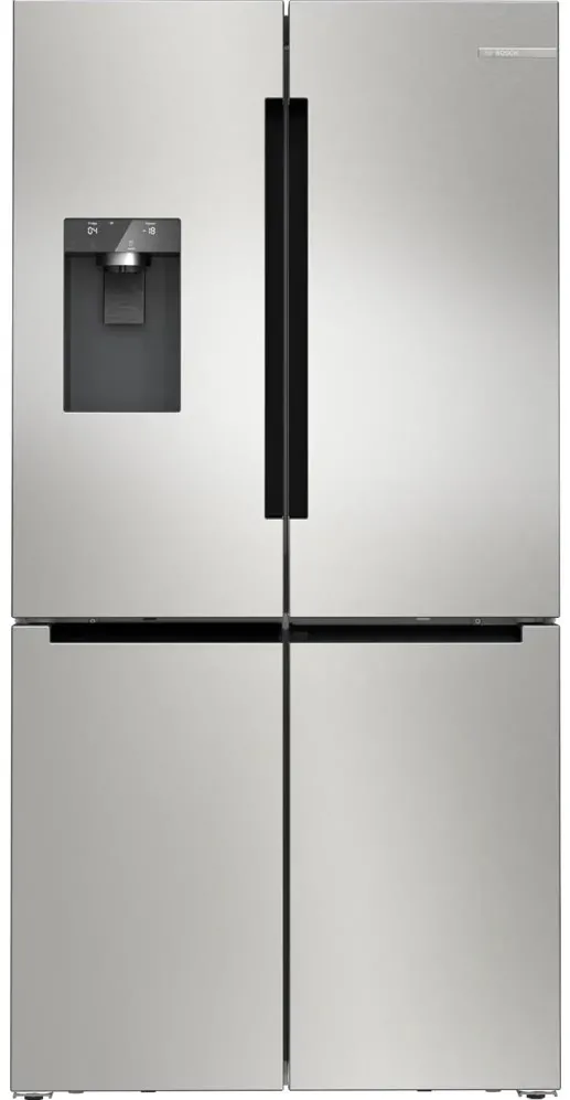 Side by side Bosch KFD96APEA, 574 l, NoFrost, Touch control, Dozator apa/gheata, Multi Air Flow, Iluminare congelator, Home Connect, Clasa E, H 183 cm, Inox anti-amprenta